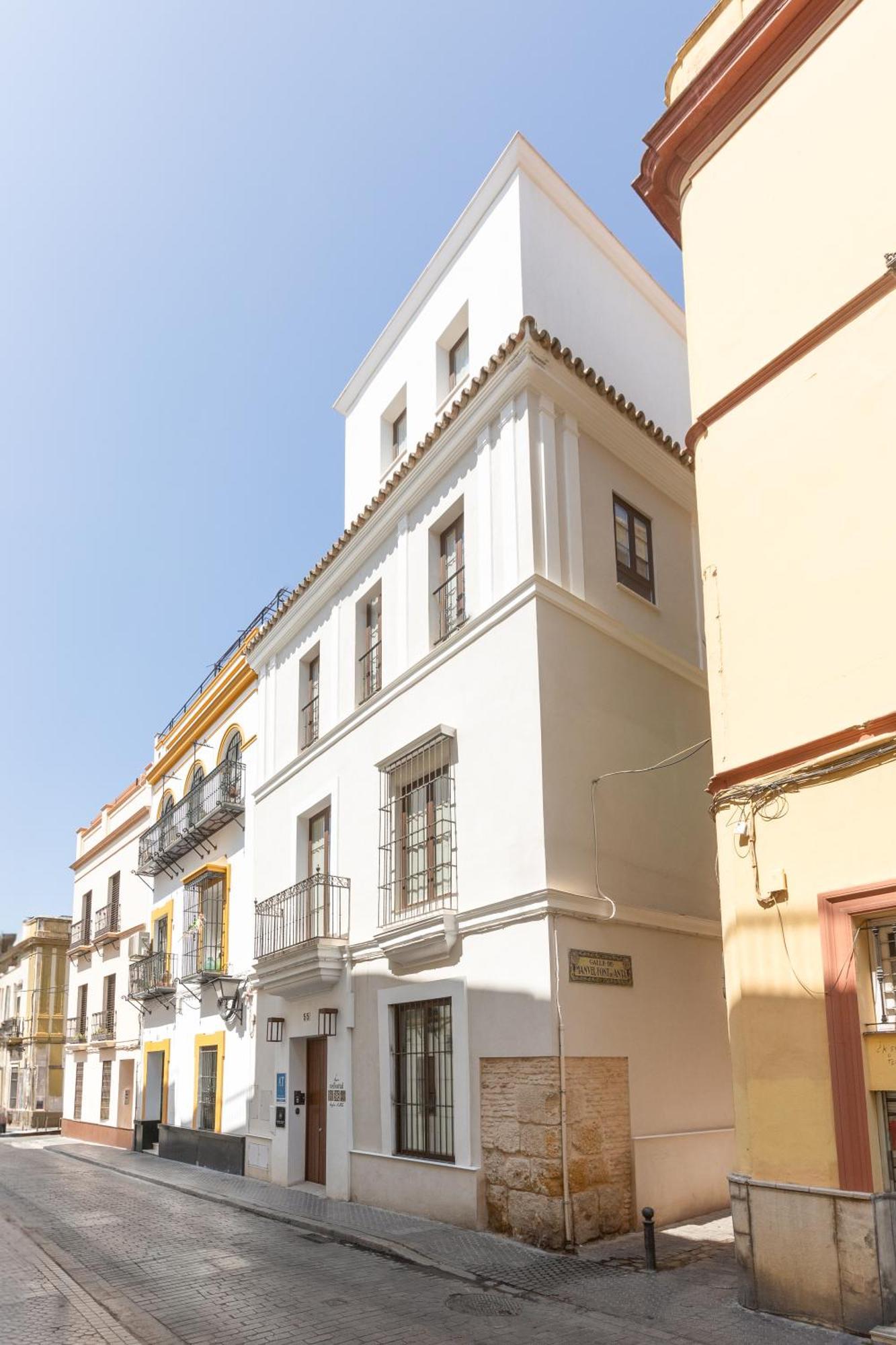 الشقق الفندقية إشبيليةفي  Casa Senorial Del Siglo XVIII المظهر الخارجي الصورة